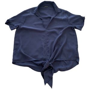 Blue T-shirt with Tie